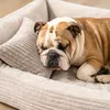 4L Textil MOLLY Kuscheliges Cord Hundebett mittelgroße Produktbild-Vorschau 3