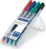 STAEDTLER Lumocolor Folienstifte permanent F 4 Stück Produktbild-Vorschau 2
