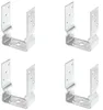 Supporto per montante a U Alberts 8 x, 91x150 mm, zincato a Anteprima dell’immagine prodotto 7