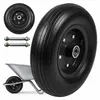 Relaxdays Sackkarrenrad 2er Set, 4.00-6, Vollgummi, Produktbild-Vorschau 1