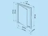 Revisionstür Kunststoff weiß : 300x300mm Größe: 300x300mm Produktbild-Vorschau 3