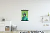 MuchoWow® Textilposter Affe - Colbert - Blumen - Neon - Produktbild-Vorschau 2