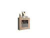 Highboard - Nox Eiche Nachbildung - Grau matt - B 120 cm - Produktbild-Vorschau 6