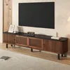 Moderner Lowboard-TV-Schrank mit Schiebetüren und Produktbild-Vorschau 1