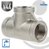 tecuro T-Stück 90° Edelstahl V4A (AISI 316), allseitig IG Produktbild-Vorschau 2