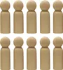 Oblique Unique 10 Holz Figuren zum Bemalen Männer Holzdeko Produktbild-Vorschau 3