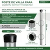 Poste redondo galvanizado Strend Pro METALTEC ZN, diámetro Vista previa de la imagen del producto 2