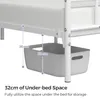Metallbett 140 x 200 cm Bettrahmen mit Hohem Kopfteil Produktbild-Vorschau 6