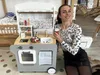 eliNeli Detský drevený obchod na hranie - pojazdný Náhľad obrázku produktu 11