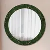 Ø70cm Spiegel - Glasrahmen mit Aufdruck - Wandspiegel Produktbild-Vorschau 1