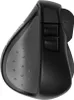A close-up, side view of a black ergonomic mouse on a white background. Náhľad obrázku produktu