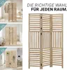 Paravent Séparateur de Pièce 3 Parties Cloison en Bois Voir les images du produit 14