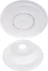 Two views of a white rotating cake stand and spatulas against a white background. Anteprima dell’immagine prodotto