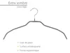 WENKO: Juego de 20 perchas para ropa, con revestimiento de Vista previa de la imagen del producto 3
