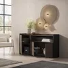 Sideboard, Highboard, 156x37x80cm, 3 Türen, Wohnzimmer, Produktbild-Vorschau 3