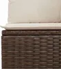 vidaXL Canapé de jardin sans accoudoirs avec coussins Voir les images du produit 7