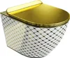LAVITA Wand-WC Sofi Slim Checked Gold | HŠnge Toilette | Produktbild-Vorschau 1