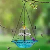 Solarbetriebene Wasserfall-Hängevogelbad-Fontäne – Produktbild-Vorschau 4