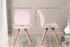 Stuhl Luna Samt pink Produktbild-Vorschau 2