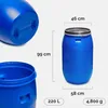 Garronda 220L Plastikfass Lebensmittelfass aus Produktbild-Vorschau 3