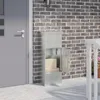 vidaXL Schránka na balíky čierna 44,5 x 29 x 110,5 cm Náhľad obrázku produktu 2