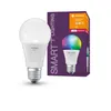 A product shot of a smart LED light bulb and its packaging. Anteprima dell’immagine prodotto