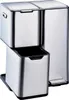 Abfalleimer Mülltrennsystem mit 3 Behältern Silber Produktbild-Vorschau 4