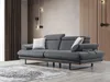 Villa Möbel Sofa Energy Anthrazit 2-Sitzer Relax- und Produktbild-Vorschau 5