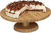 Relaxdays Tortenplatte rund, 33 cm, aus Bambus, mit Produktbild-Vorschau 1
