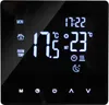 A close-up of a digital thermostat display showing the time, room temperature, and set temperature. Náhľad obrázku produktu