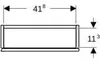 Geberit 502319JH1 Hängeschrank quadratisch, 1 Tür Produktbild-Vorschau 3