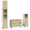 VidaXL 3307672, Eiche, Metall, Holz, 800 mm, 330 mm, 600 Produktbild-Vorschau 1