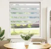 Doppelrollo Weiß 105x100 cm Stoffbreite 100,9 cm Polyester Produktbild-Vorschau 2