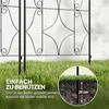 Rankgitter Metall 2er Set 50x150 cm Schwarz rostfrei Produktbild-Vorschau 8
