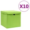 vidaXL Boîtes de rangement avec couvercles 10 pcs. 28x28x28 Voir les images du produit 6