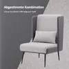 M MCombo Ohrensessel mit Hocker, Polstersessel Relaxsessel Produktbild-Vorschau 5