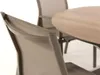 Outdoor-Essset mit rundem Tisch Ø120 cm und 4 stapelbaren Produktbild-Vorschau 3