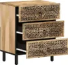 Nachttisch 50x33x60 cm Massivholz Mango Produktbild-Vorschau 4