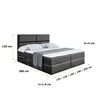 ALTDECOR Boxspringbett mit H4 Matratze und Topper - 180 x Produktbild-Vorschau 6
