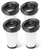 Four vacuum cleaner filters arranged in a grid. Produktbild-Vorschau