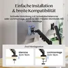 FLEXISPOT MA1 Dual Monitorhalterung 17–32 Zoll, Produktbild-Vorschau 8