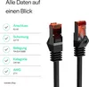 Patchkabel CAT 6a S/FTP Outdoor schwarz 50,0m Produktbild-Vorschau 4