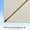 PURPLE LEAF Holzoptik Sonnenschirm 300 x 400 cm Aluminium Produktbild-Vorschau 6