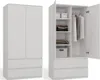 Geräumiger Kleiderschrank MALWA SS-90 mit 2 Schubladen und Produktbild-Vorschau 2