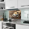 Küchenrückwand Spritzschutz Glas mit Motiv Kaffee Geniessen Produktbild-Vorschau 2