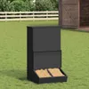 vidaXL Distributeur de nourriture pour cochons Noir 55 x 51 Voir les images du produit 2