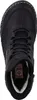 A top-down view of a black women's boot. Podgląd zdjęcia produktu