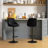 HOMCOM 2er-Set Barhocker, höhenverstellbarer Bistrohocker, Produktbild-Vorschau 2