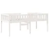 vidaXL Kinderbett ohne Matratze Weiß 90x190 cm Massivholz Produktbild-Vorschau 7
