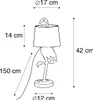Trio - Tischlampe LOLA - Gold - 17x17x42 cm Produktbild-Vorschau 7